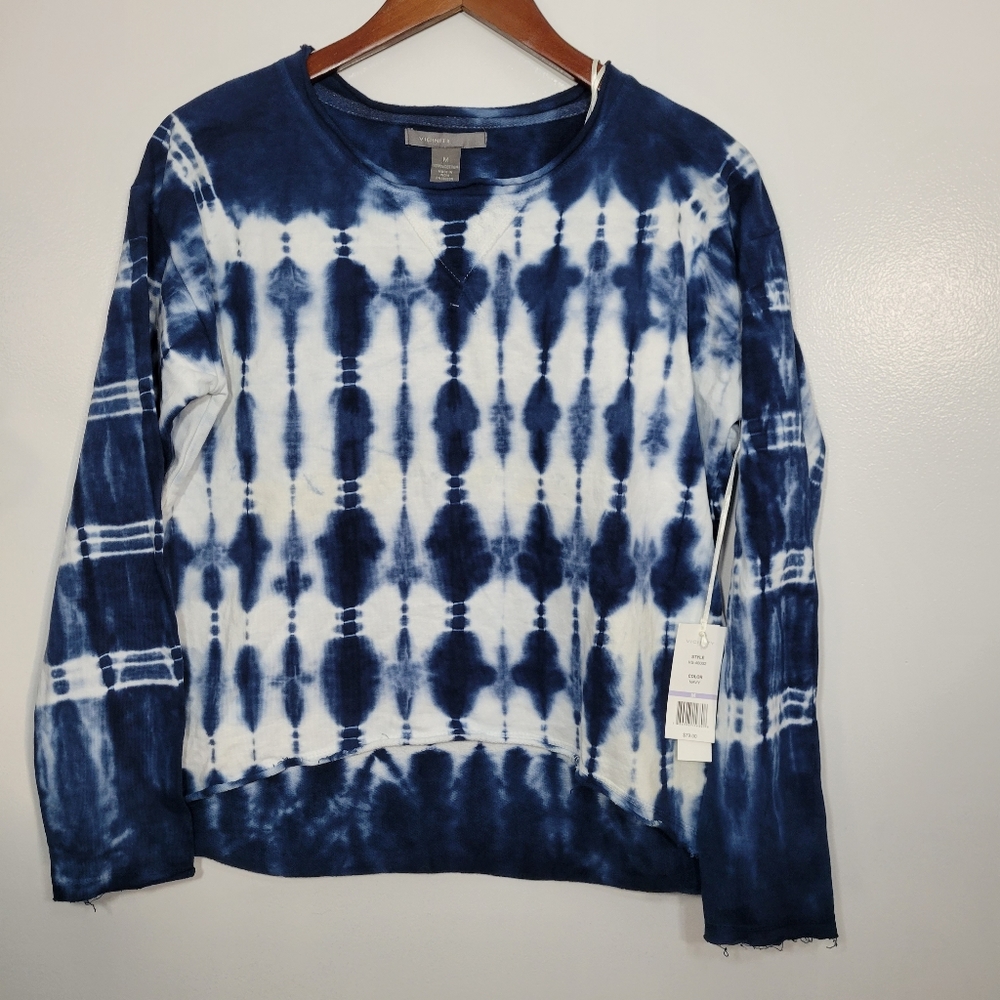 Vicinity Boho Tie Dye Sweatshirt Hi Low Hem Size Medium